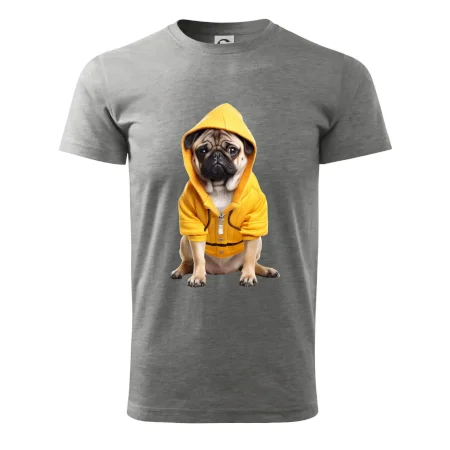 Mops v mikině