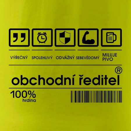 Čárový kód - Obchodní ředitel