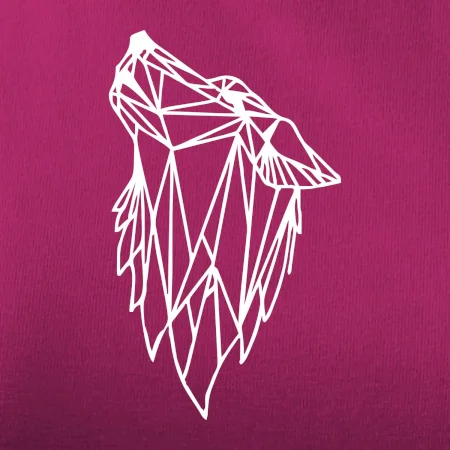 Geometrie - vlk - vyjící