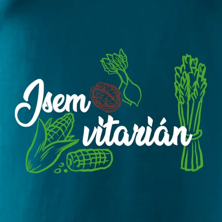Jsem vitarián - nápis