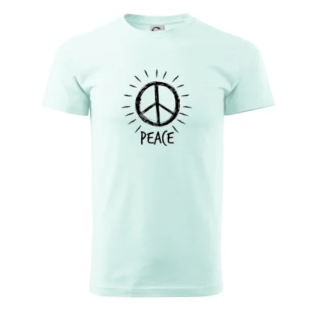 Peace symbol černobílý