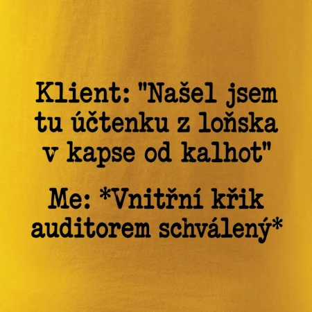 Klient a vnitřní auditorský křik