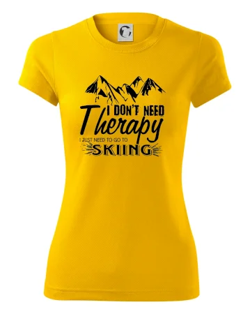 I dont need therapy - Skiing