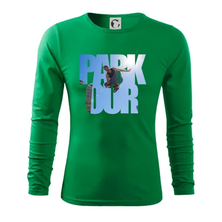 Parkour nápis nebe