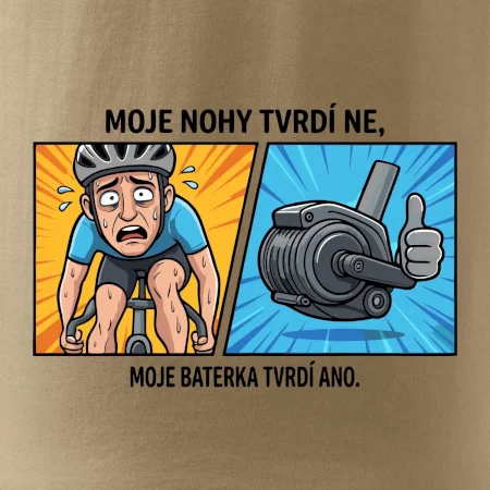 Moje nohy tvrdí NE, moje baterka tvrdí ANO