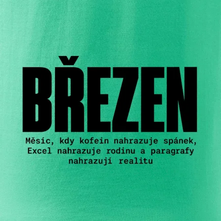 Březen kofein místo spánku