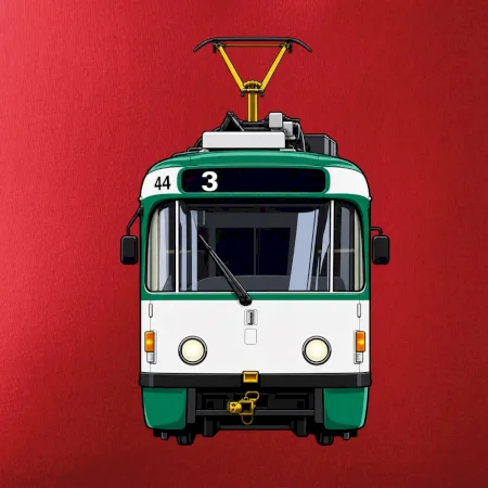 T3R SLF čelo tramvaje linka 3