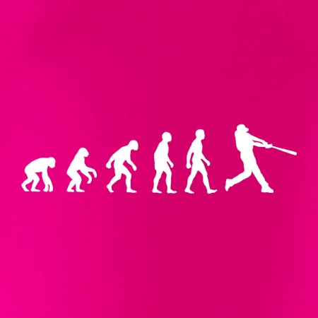 Evoluce baseball pálkař odpal