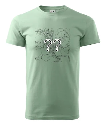 Mapy měst černobílé - Vaše město