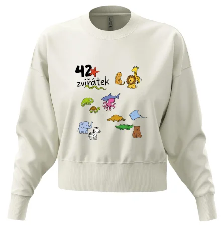 Tričko + 42 nažehlovacích zvířátek