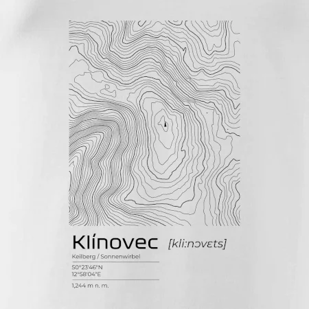 Klínovec - vrstevnice v obdélníku