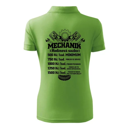 Mechanik - hodinová sazba