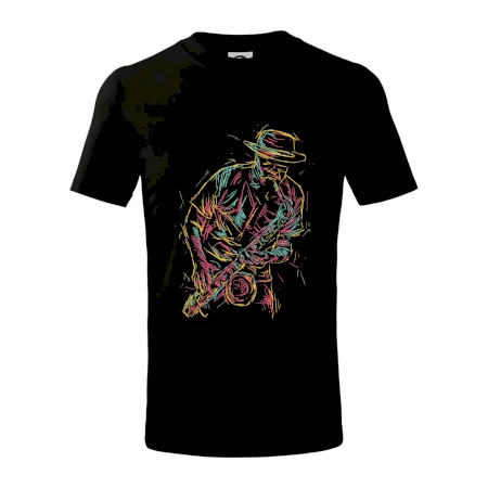 Jazz saxofon splash