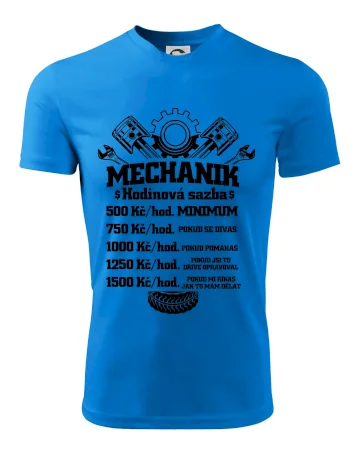 Mechanik - hodinová sazba