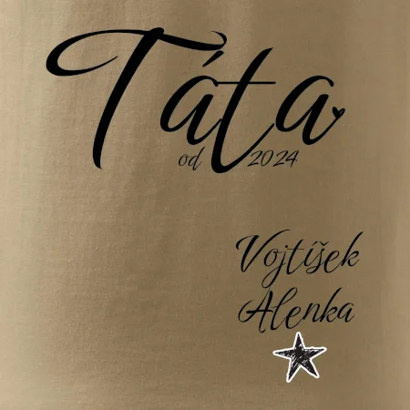 Táta od roku + jména dětí dole vlevo