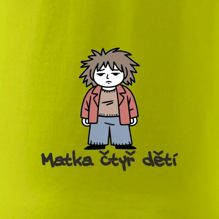 Unavená matka čtyř dětí