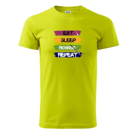 Eat sleep rowing repeat barevné