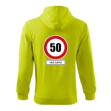 Dopravní značka - rychlost 50 - váš nápis