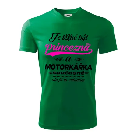 Je těžké být princezna - motorkářka