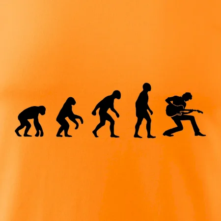 Evoluce kytarista - klečící