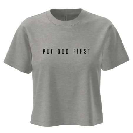 Put God first slabý nápis