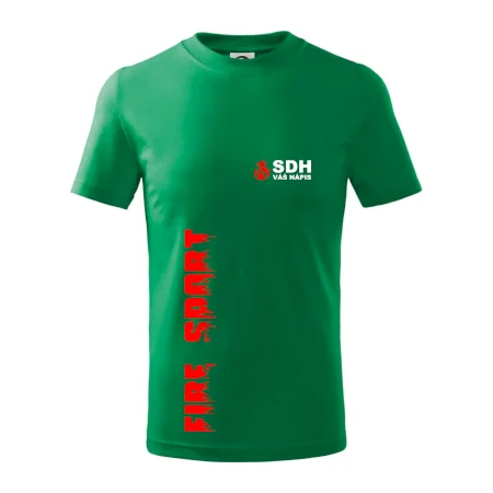 SDH nápis (oheň, firesport, název sboru - vlastní nápis)