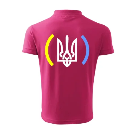 Ukrajina trojzubec s barvami
