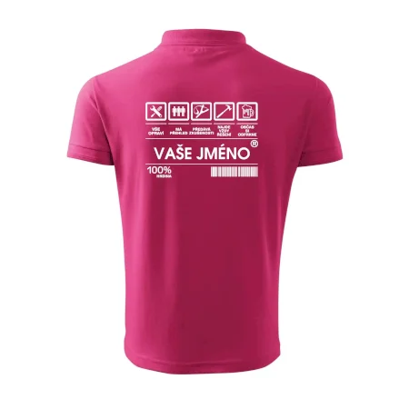 Vaše jméno - čárový kód