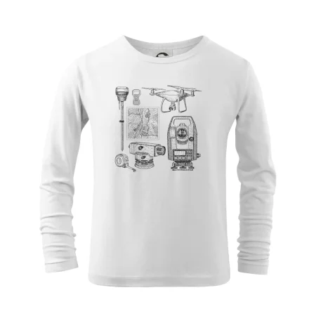 Geodet teodolit dron