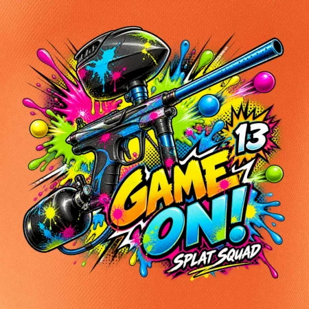 Barevná exploze game on paintball