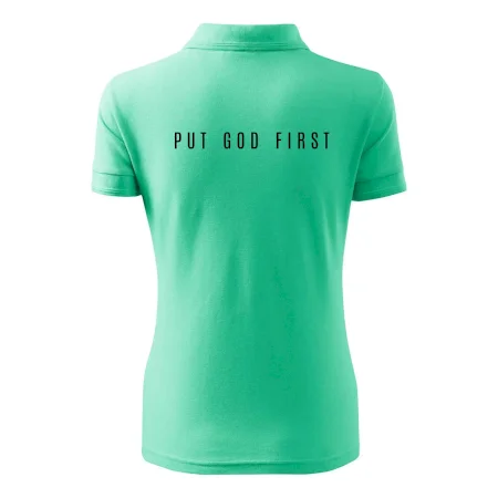 Put God first slabý nápis