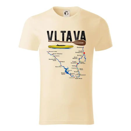Mapa řeky Vltavy
