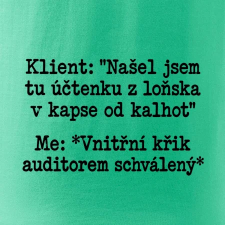 Klient a vnitřní auditorský křik