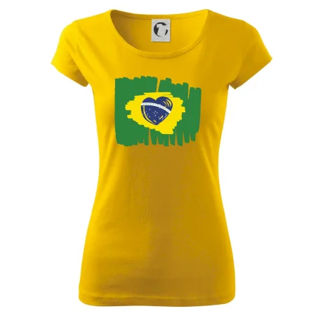 Brazílie vlajka srdce