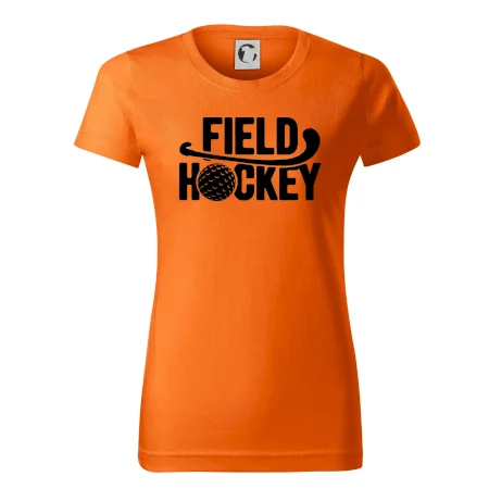 Field hockey míček a nápis