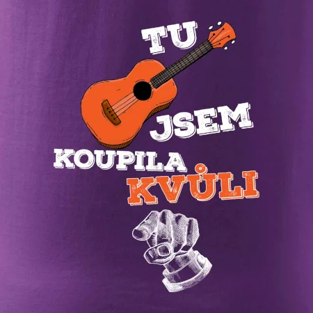 Tu kytaru jsem koupila kvůli tobě