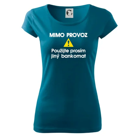 Mimo provoz - použijte jiný bankomat