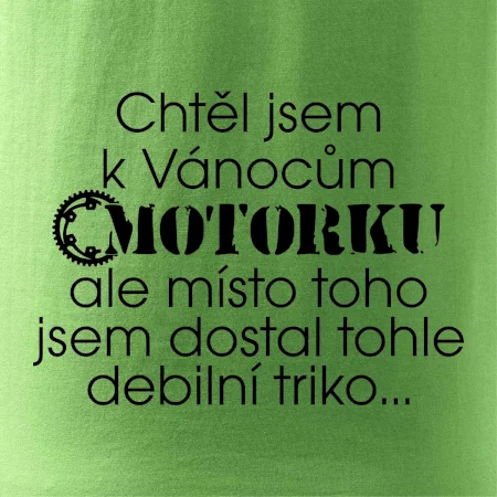 Chtěl jsem dostat motorku - Vánoce