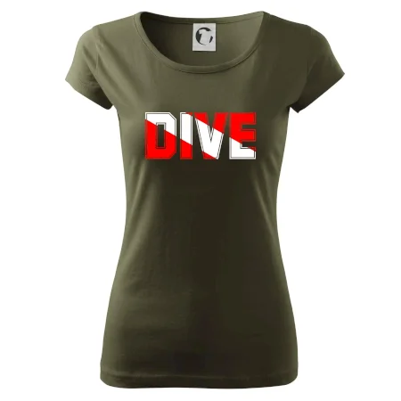 Dive nápis vlajka