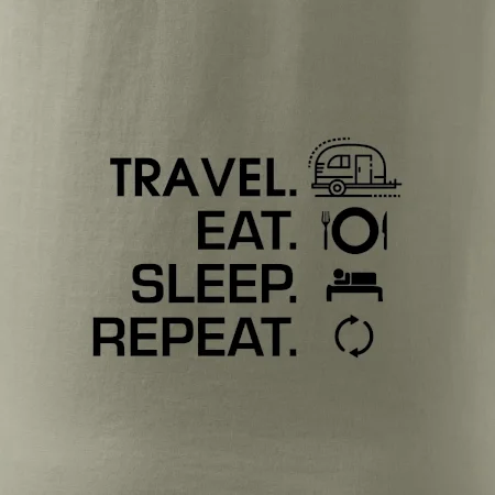 Eat sleep travel - Malý přívěs