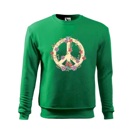 Peace symbol pískový