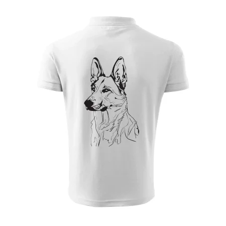 Německý ovčák černá kresba