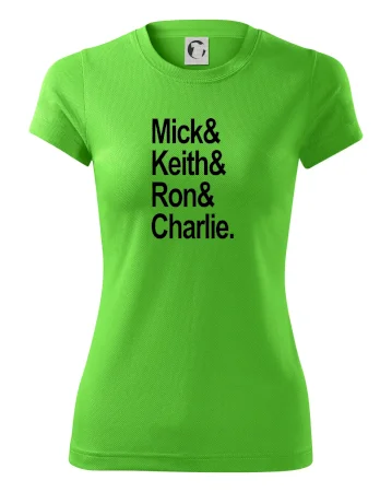 Mick Keith Ron Charlie