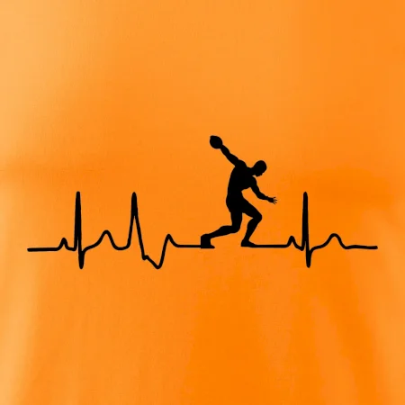 EKG hod diskem