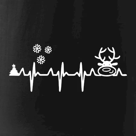 EKG Vánoce Vločky a sob