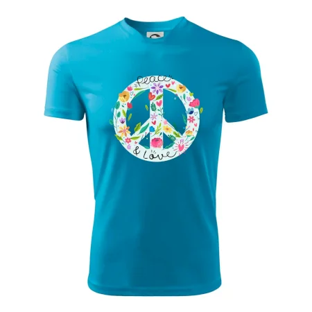 Peace and love symbol