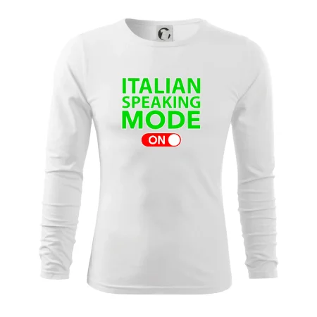 Italian speaking mode - ON