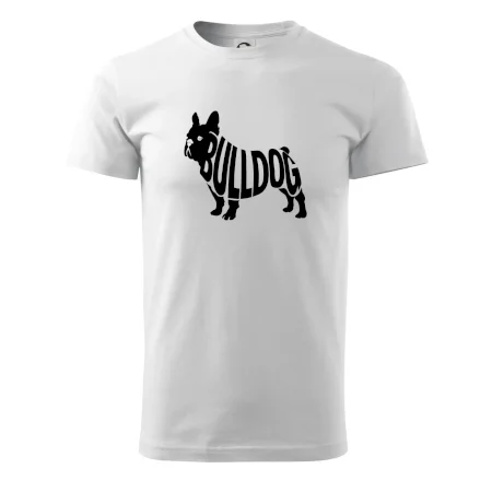 Bulldog  nápis v těle