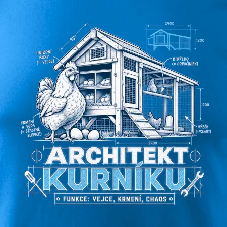 Architekt kurníku technický výkres