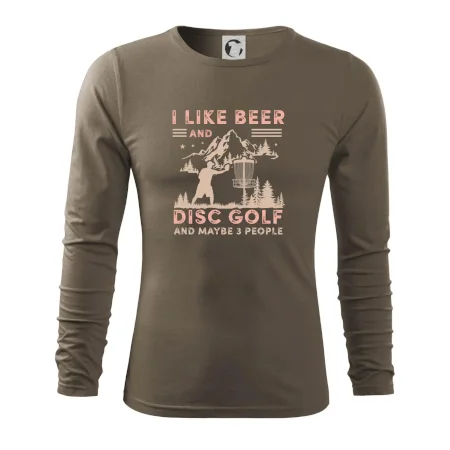 I like beer and disc golf